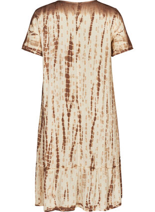 Short-sleeved printed dress, Off white comb, Packshot image number 1