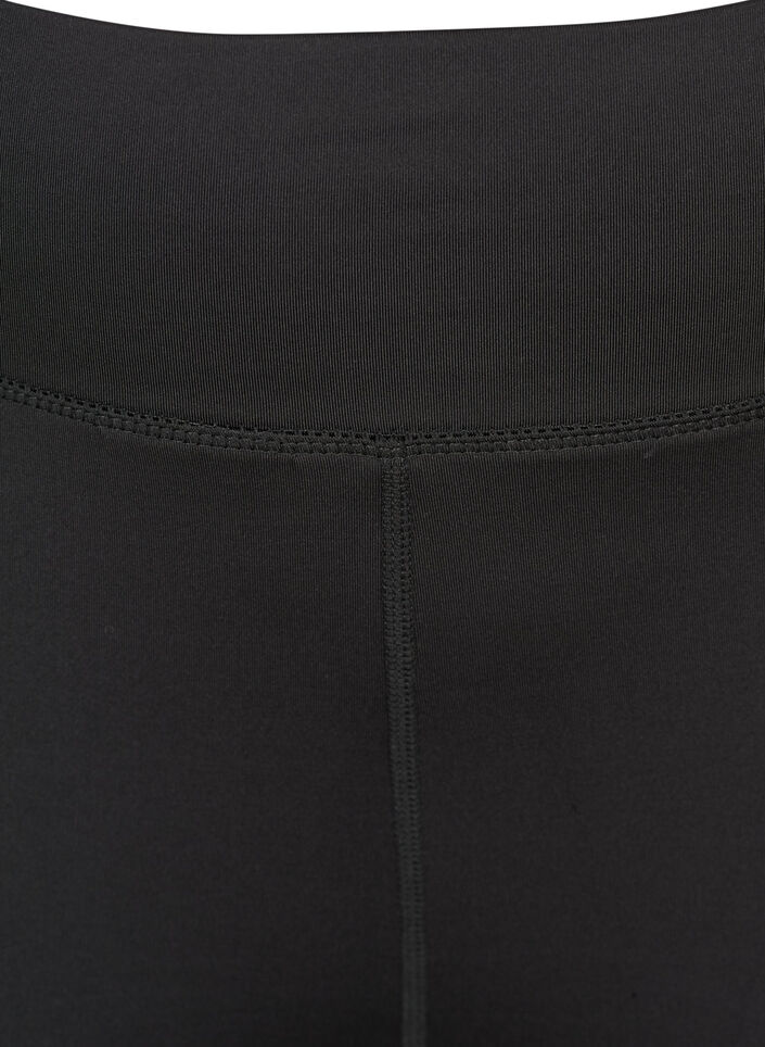 Close-fit workout capris, Black, Packshot image number 2