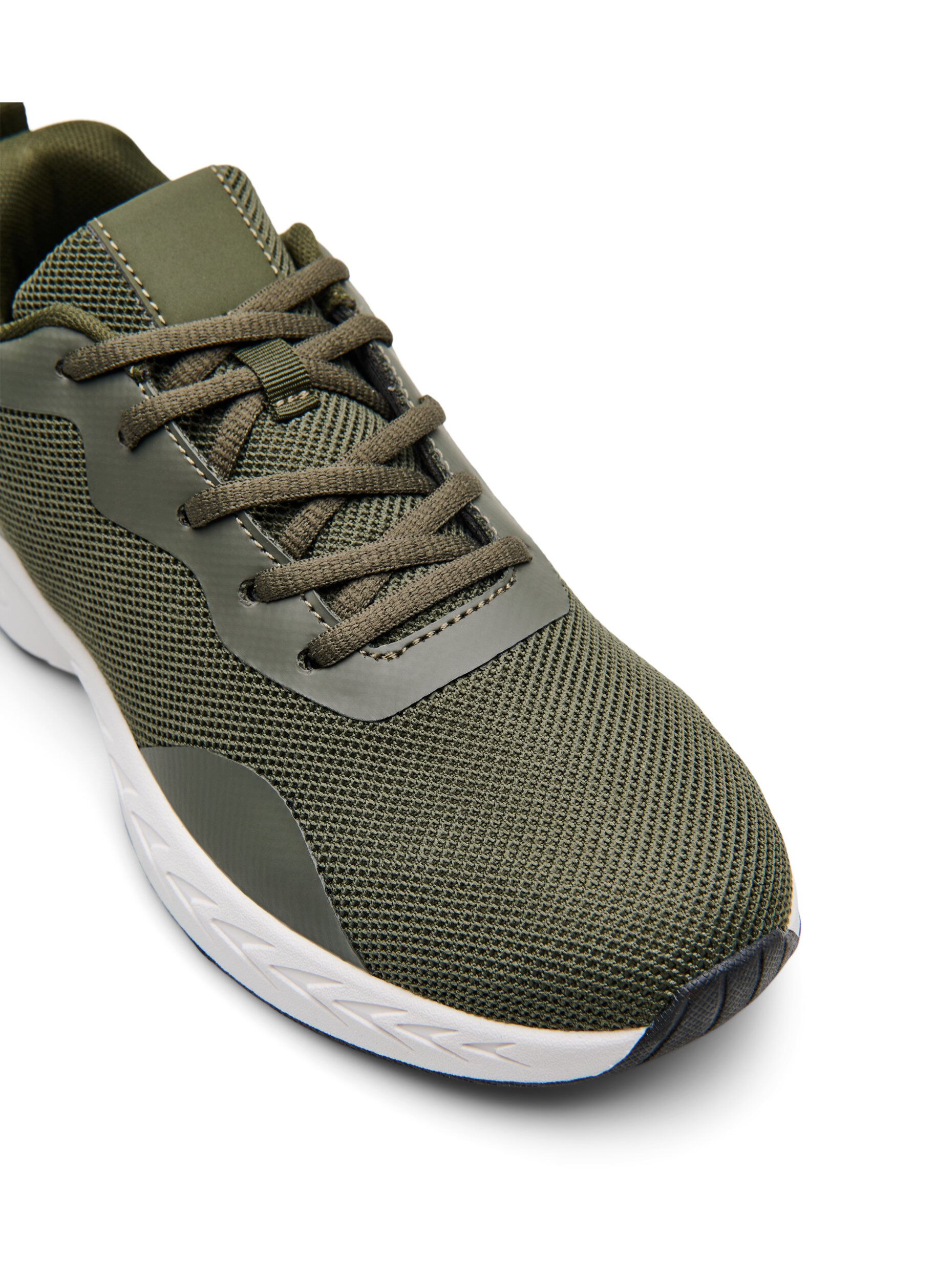 Zizzifashion Wide fit - Mesh sneakers, Green, Packshot image number 3