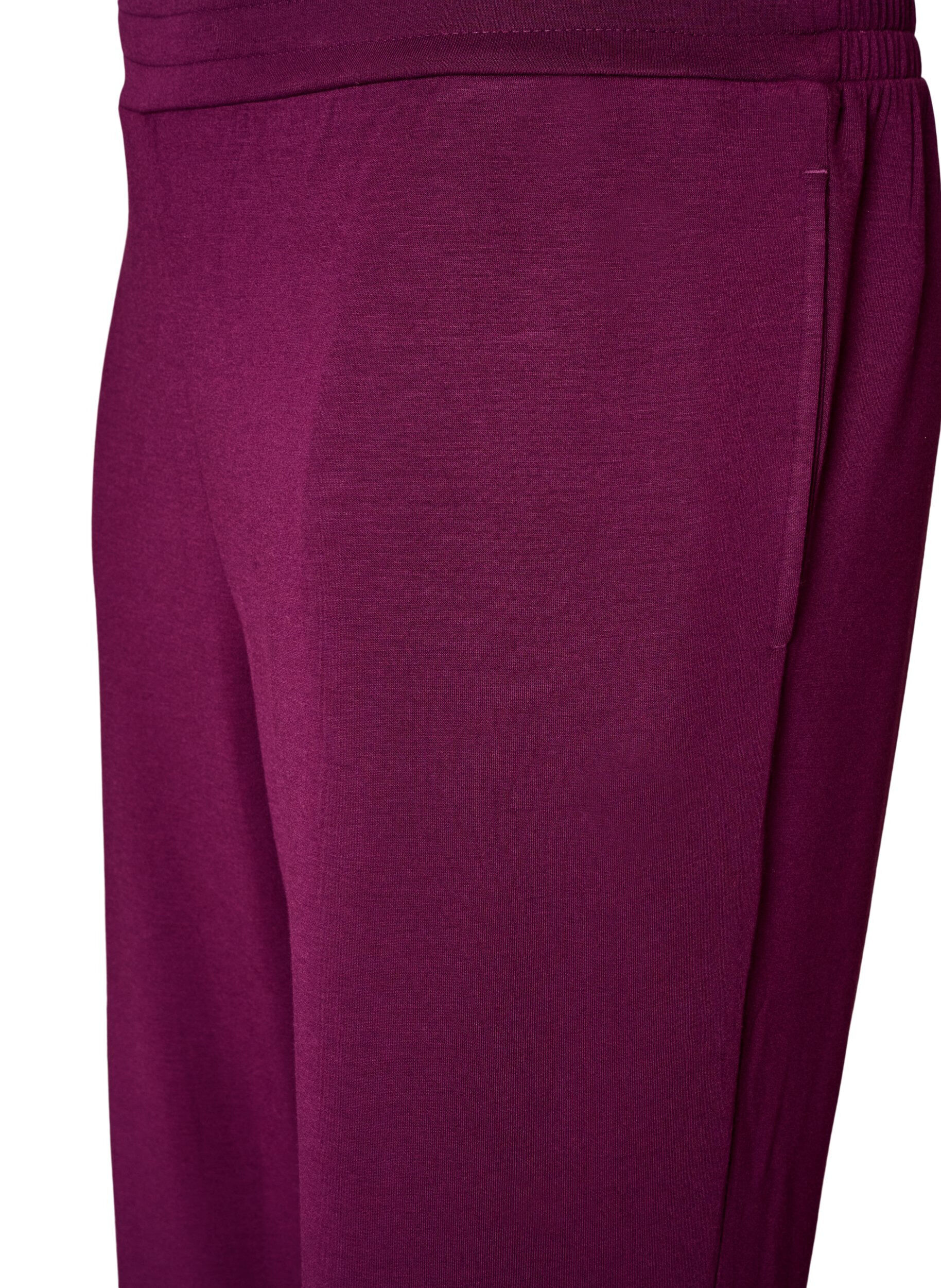 ZizzifashionJersey trousers with high waist and pockets, Purple, Packshot image number 2