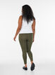 Basic viscose leggings, Green, Model image number 2