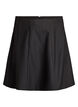 Short A-line skirt, Black, Packshot image number 0