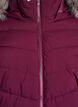 Short puffer jacket with hood, Dark Bordeaux, Packshot image number 2