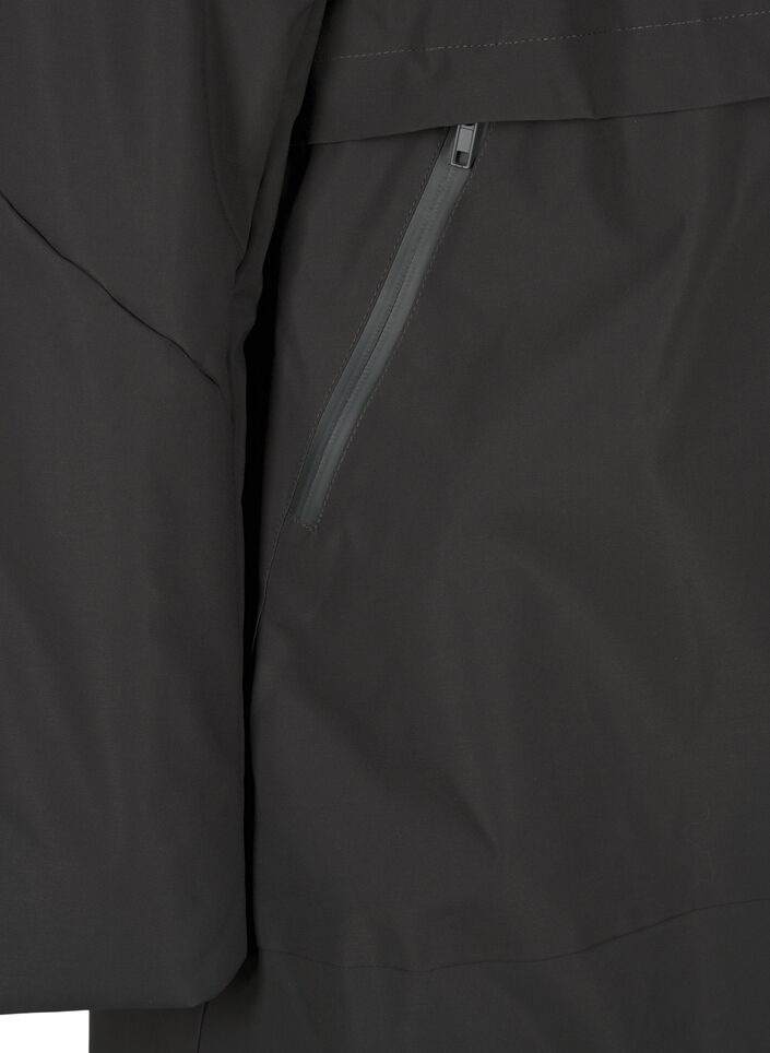 Winter jacket with adjustable waist, Dark Grey, Packshot image number 3