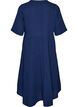 A-line midi dress in cotton muslin, Blue, Packshot image number 1