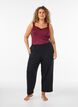 Viscose top with lace edge, Red, Model image number 1