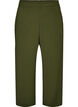High-waisted culottes with an elasticated back, Green, Packshot image number 0