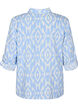 Patterned shirt with linen, Serenity AOP, Packshot image number 1