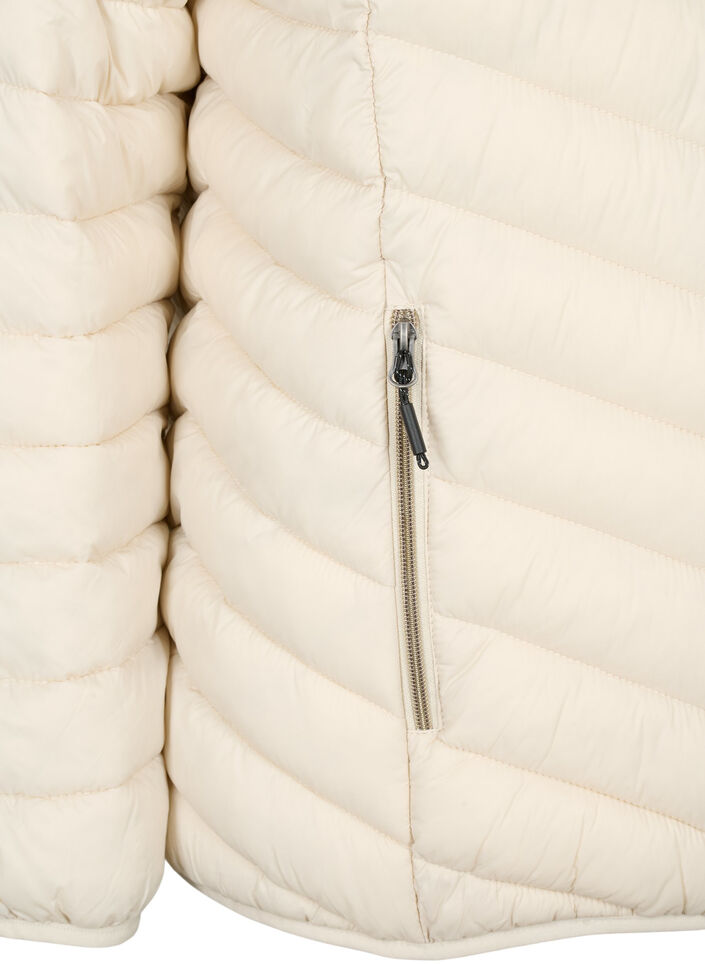 Lightweight jacket with hood, Beige, Packshot