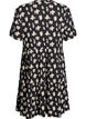 Patterned dress with panels, Black, Packshot image number 1