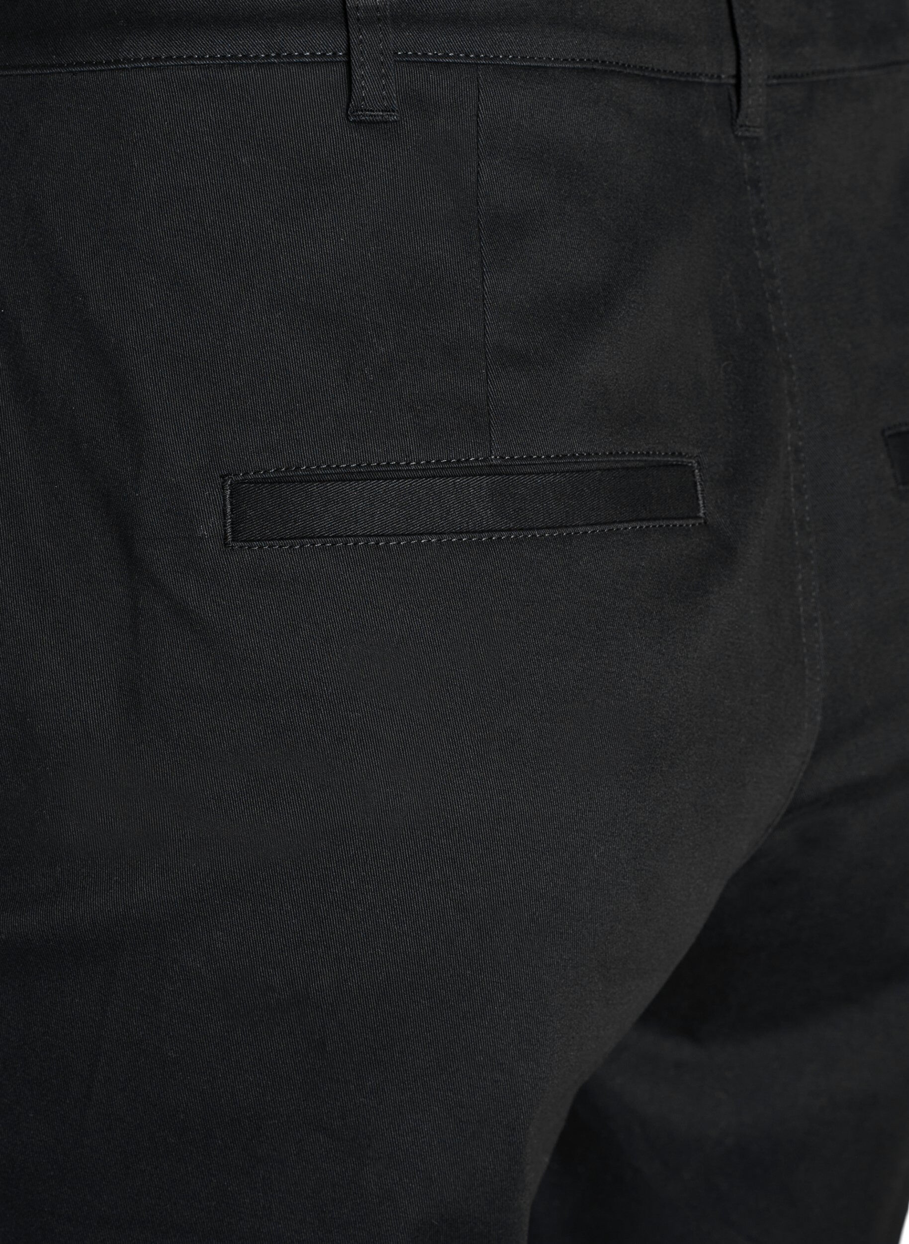 Zizzifashion Chino shorts with pockets, Black, Packshot image number 3
