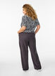 FLASH - Viscose trousers with elasticated waistband, Dark Grey, Model image number 1