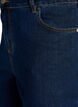 High-waisted slim fit capris in stretch denim, Blue, Packshot image number 2