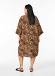Viscose kimono with 3/4 sleeves, Brown, Model image number 2