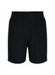 Loose shorts in viscose, Black, Packshot image number 0