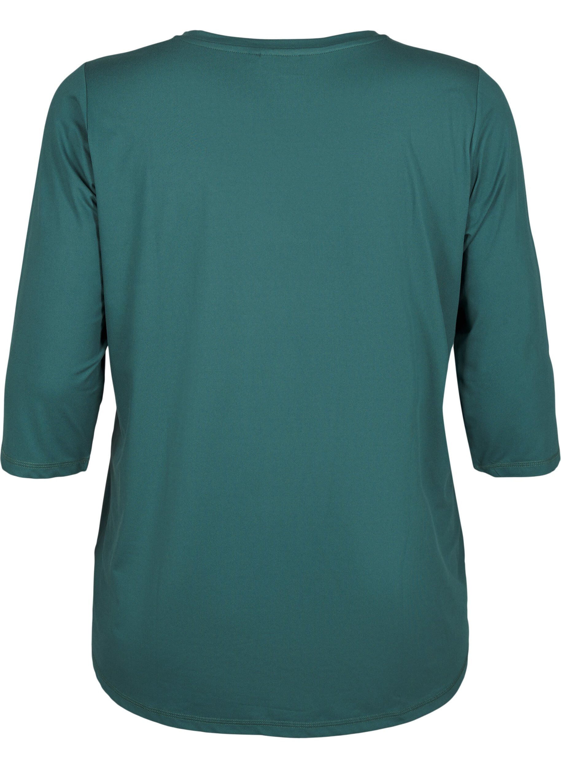 Zizzifashion Sports top with 3/4 sleeves, Green, Packshot image number 1