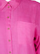 Long-sleeved linen and viscose shirt, Pink, Packshot image number 2