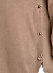 Knitted blouse with side buttons, Beige, Packshot image number 3