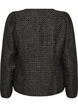 Boucl&eacute; jacket with sequins and decorative buttons, Black, Packshot image number 1