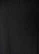 Knitted blouse with V-neck and lace trim, Black, Packshot image number 2