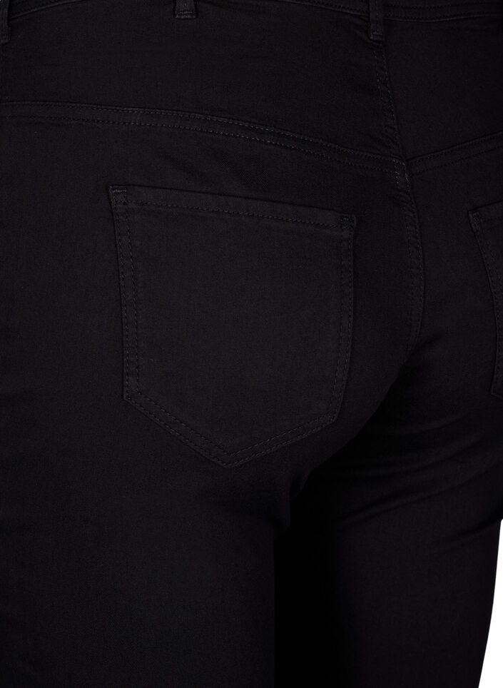 Super slim Amy jeans with high waist, Black, Packshot image number 3