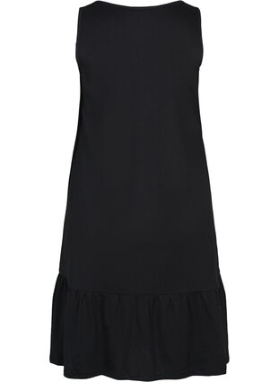Dress with a feminine cut, Black, Packshot image number 1