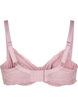 Full cover bra in mesh with lace, Rose, Packshot image number 1