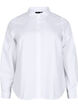 Long-sleeved cotton shirt, White, Packshot image number 0