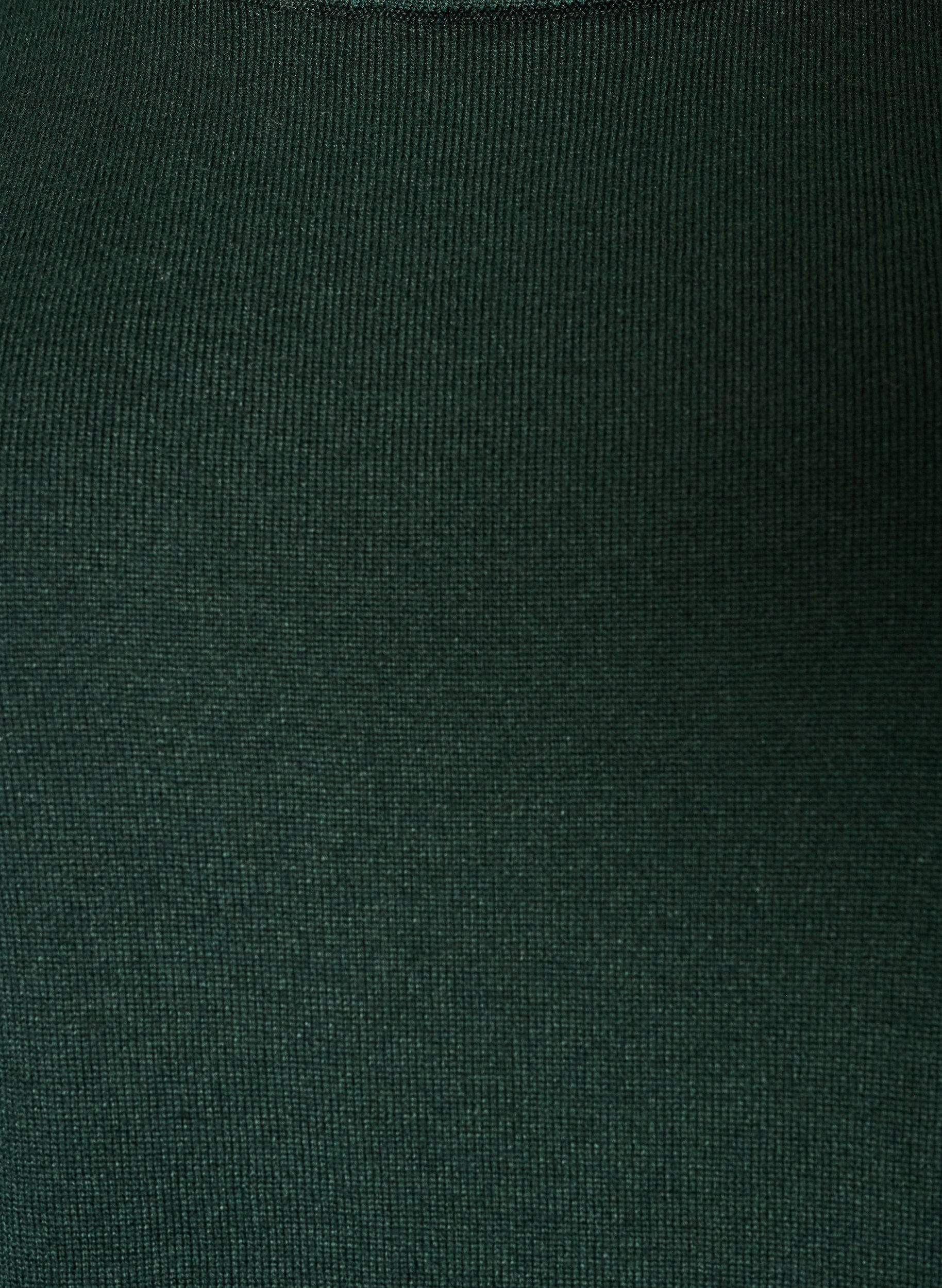 ZizzifashionFine-knit blouse with short sleeves, Green, Packshot image number 2