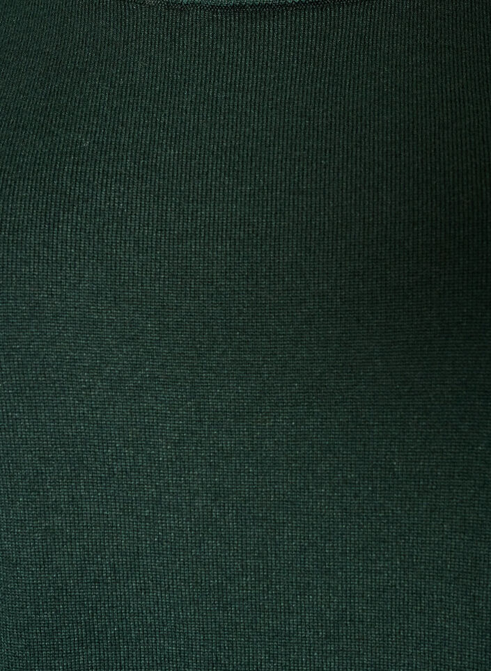 Fine-knit blouse with short sleeves, Green, Packshot image number 2