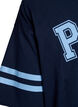 Short T-shirt dress with sporty details, Blue, Packshot image number 4