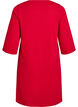 Nightdress in organic cotton with Christmas motif, Red, Packshot image number 1