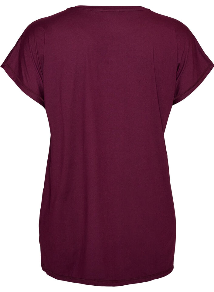Long training t-shirt, Purple, Packshot image number 1