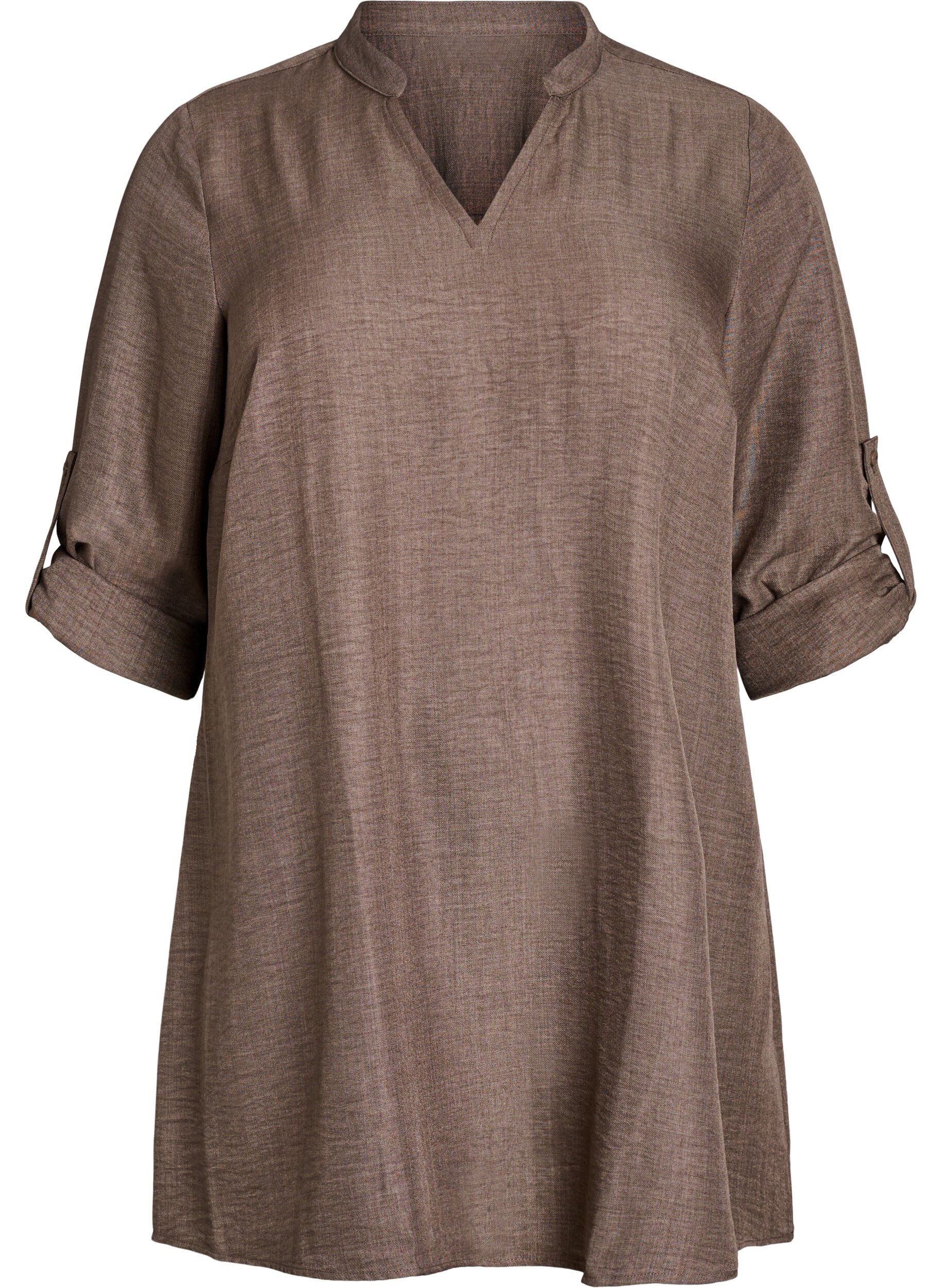 Tunic with V-neck