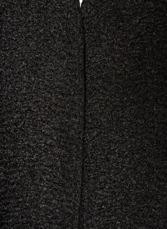 Loose cardigan with pockets, Black, Packshot image number 2