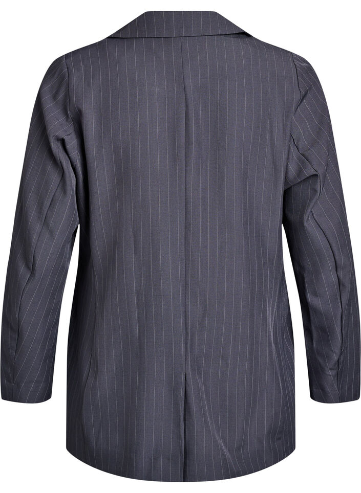Blazer with pockets and slits, Dark Grey, Packshot image number 1