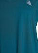 Loose training t-shirt with v-neck, Green, Packshot image number 2