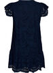 Broderie anglaise dress with ruffle sleeves, Blue, Packshot image number 1