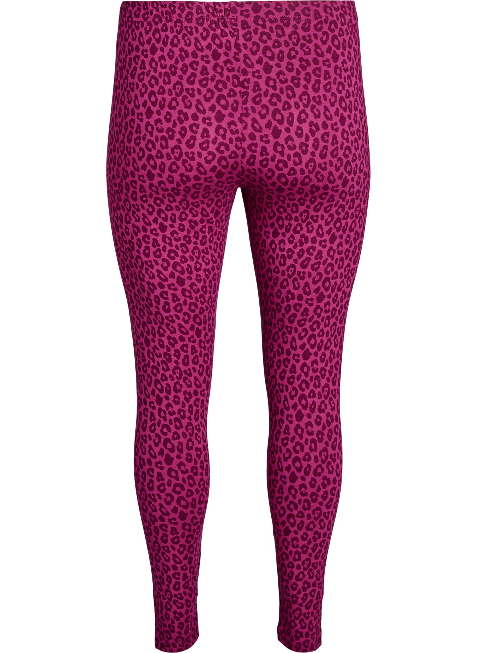 Zizzifashion Ankle-length leggings in viscose, Pink, Packshot image number 1
