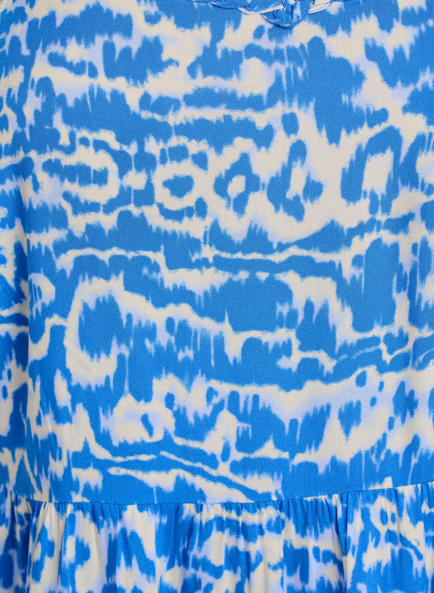 Zizzifashion Midi strap dress with a smocked back, Blue, Packshot image number 2