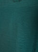 Blouse with balloon effect and chiffon details, Green, Packshot image number 2