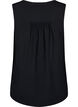 Sleeveless top with wrinkle details, Black, Packshot image number 1