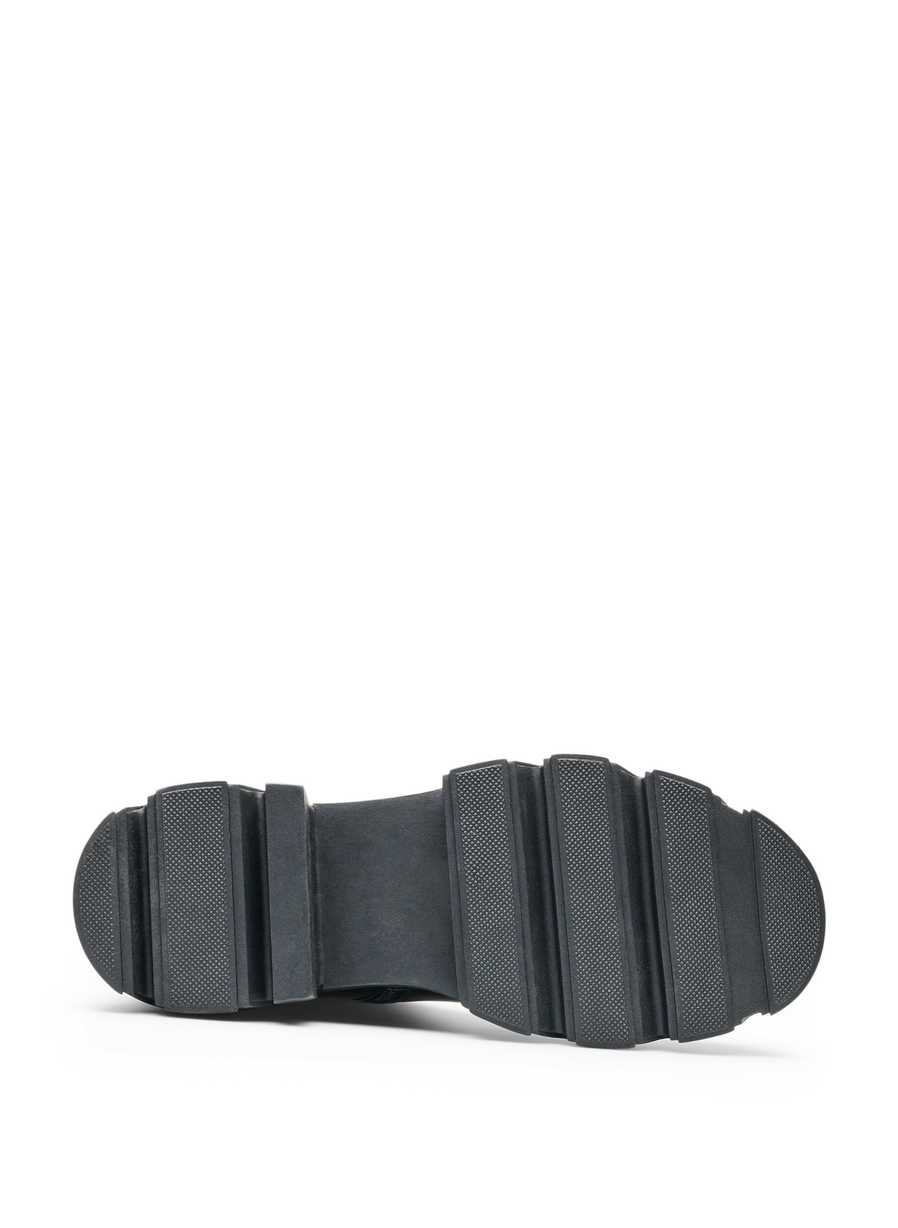 ZizzifashionLong boot with ribbed panels, Black, Packshot image number 5