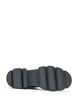 Long boot with ribbed panels, Black, Packshot image number 5