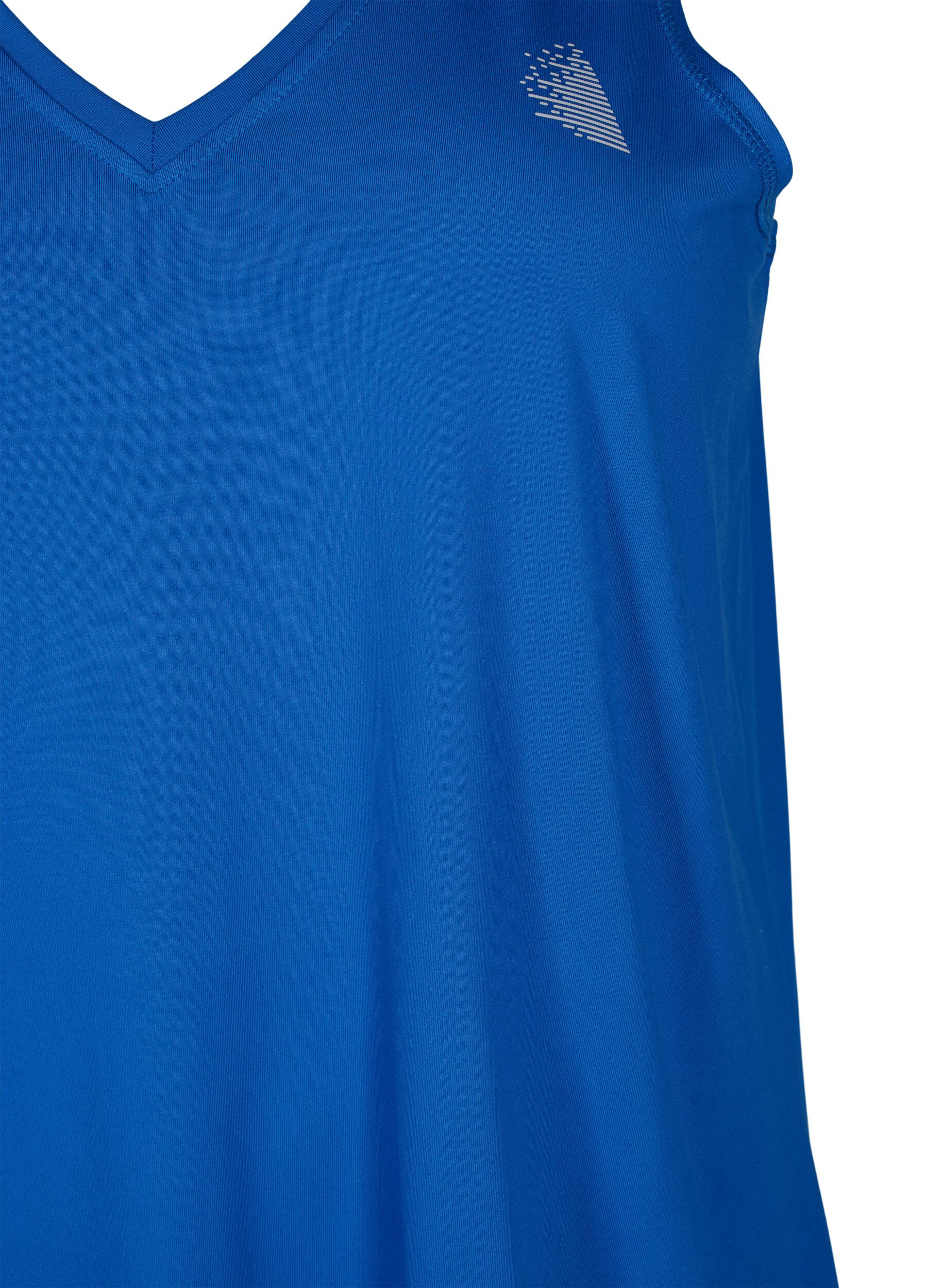 Zizzifashion V-neck training top, Princess Blue, Packshot image number 2