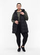 Hooded waistcoat with pockets, Black, Model image number 2