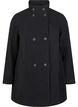 Short A-line coat, Black, Packshot image number 0