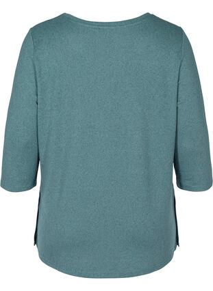 Blouse with 3/4 length sleeves and buttons, North Atlantic Mel., Packshot image number 1