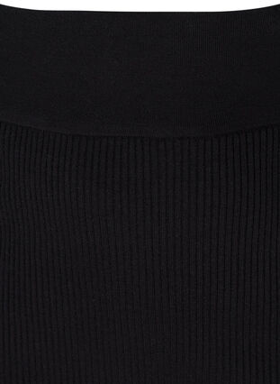 Close-fitting knitted skirt, Black, Packshot image number 2