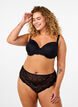 Brazilian lace panties, Black, Model image number 0